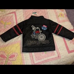Baby Mickey Mouse jacket leather